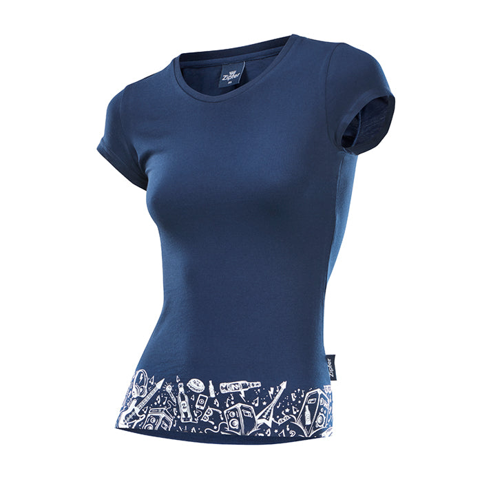 Zipfer Damen Shirt Musik Design